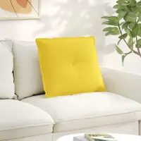 vidaXL Perna pentru spate Galben Deschis 60 x 19 x 50 cm țesătură