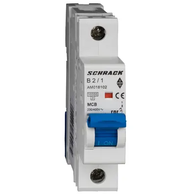 Intreruptor automat AMPARO 10kA, B 2A, 1 pol