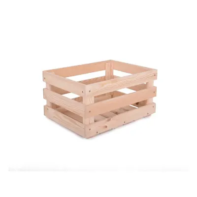 Cutie de depozitare în culoare naturală din lemn 42x29x22 cm Apple Box – Rojaplast