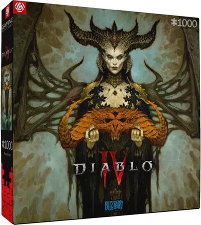Puzzle Good Loot din 1000 de piese - Diablo IV: Lilith at Mepel