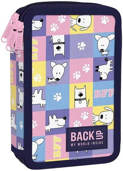Penar echipat BackUp 8 EW - BFF Dogs, 3 fermoare