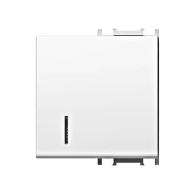 Clapetă cu indicator transparent, 2M, alb