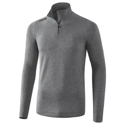 Jumper Erima cu gât polo, gri Junior