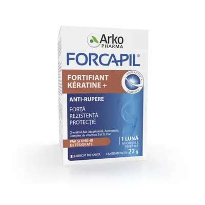 Forcapil Fortifiant Keratine+ , 60 capsule vegetale, Arkopharma