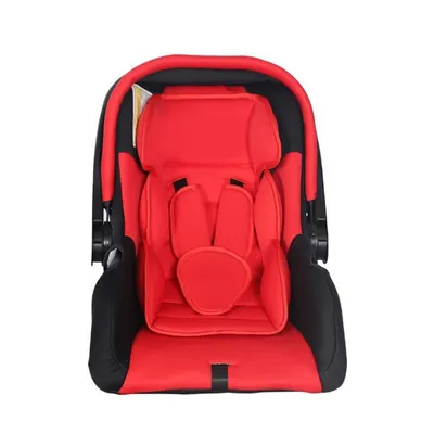 Scaun auto Novokids Safety Shell PRO Rosu, Omologare R-129 i-Size, Maner reglabil, Captuseala confortabila, Sistem de prindere in 5 puncte, Greutate admisa 13 kg