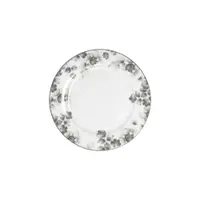 Farfurii albe/gri-deschis 6 buc. pentru desert din porțelan ø 19 cm Foliage gray – Villa Altachiara