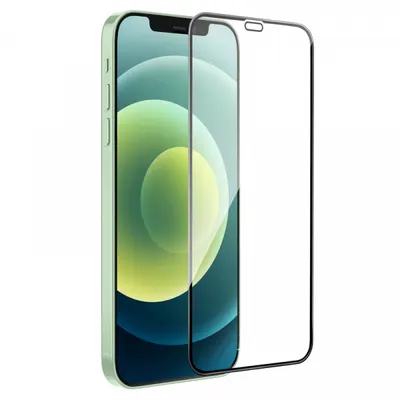 Folie de protectie Ecran HOCO G16 pentru Apple iPhone 12 Pro Max, Sticla Securizata, Full Glue, 5D, Neagra
