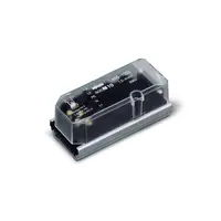 Tap-off module; 5 x 4 mm²; with spring clamp connection; Screw connect. to cable 5 x 10 mm²; transparent