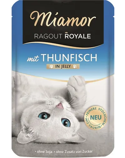 MIAMOR Ragout Royale in Jelly Tuna ton in gelatina pentru pisica 100 g