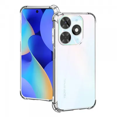 Husa pentru Tecno Spark 20, Techsuit, Shockproof Clear, Transparenta