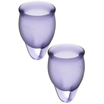 Satisfyer Feel Confident Menstrual Cup cupe menstruale Purple