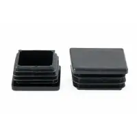 Capac din plastic pentru profil patrat de gard, 10x10 mm, negru