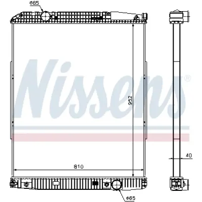 Radiator, racire motor NISSENS 626490