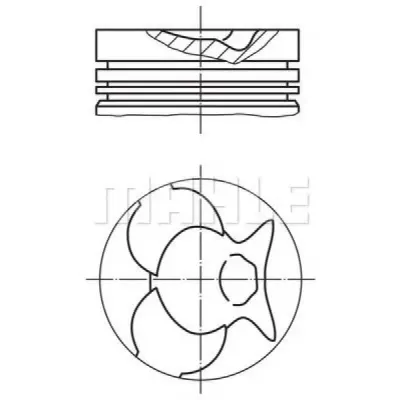 Piston Mahle Original 002 49 01