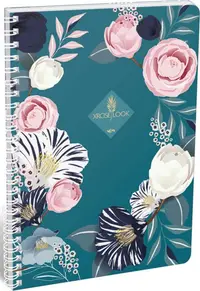 Caiet cu spirala Lizzy Card - XRCise Look Four, A4, 80 foi, randuri largi