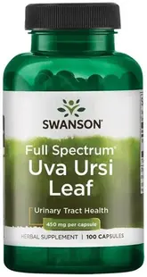 Full Spectrum Uva Ursi Leaf, 450 mg, 100 capsule, Swanson