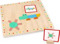 Puzzle magnetic Lelin - cu forme