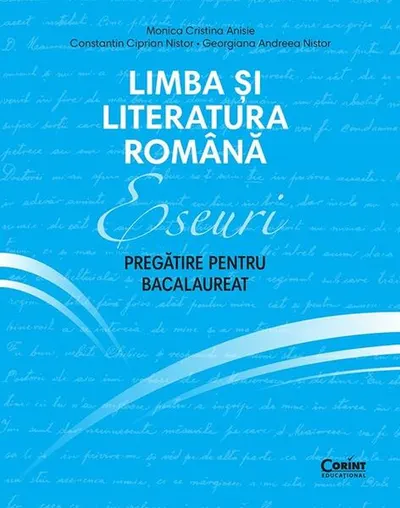 Limba și literatura română 2026. Eseuri - Paperback brosat - Monica Cristina Anisie, Constantin Ciprian Nistor, Georgiana Andreea Nistor