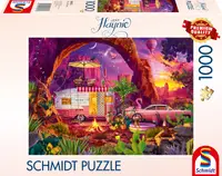 Puzzle Schmidt din 1000 piese - Camping în paradisul deșertului
