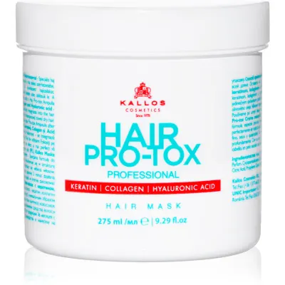 Kallos Hair Pro-Tox Masca pentru par deteriorat cu ulei de cocos, acid hialuronic si colagen 275 ml