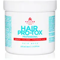 Kallos Hair Pro-Tox Masca pentru par deteriorat cu ulei de cocos, acid hialuronic si colagen 275 ml