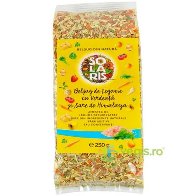 Condiment - Belsug de Legume cu Verdeata si Sare Roz de Himalaya 250g