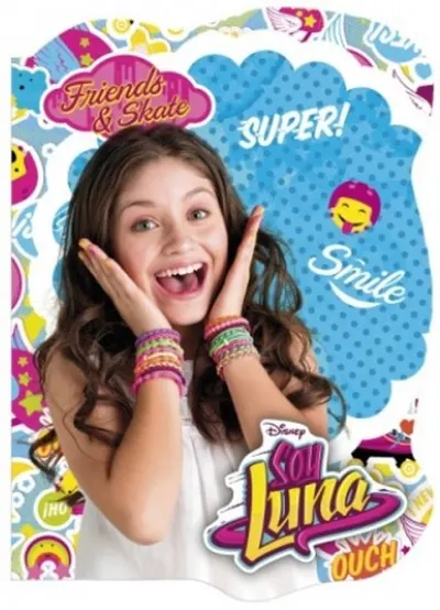 Carnetel cu spirala, format A6 Derform - Soy Luna, file colorate