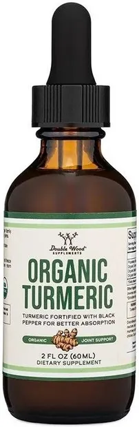 Organic Turmeric, 60 ml, Double Wood