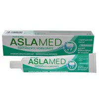 Pasta de dinti recomandata in tratamente homeopate AslaMed, Farmec | 75 ml