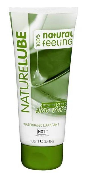 Lubrifiant pe bază de apă, Hot, Nature Lube, aloe vera, 100 ml
