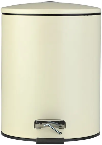 Coș de baie Estia - Classic, 5 l, fildeș mat