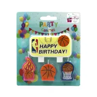 Set 4 lumânări party Basket
