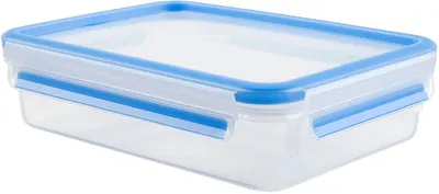 Cutie pentru alimente Tefal - Clip & Close, K3021812, 800 ml, albastru