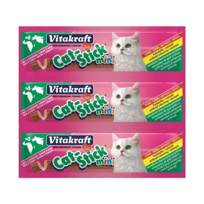 Recompense pentru pisici Vitakraft cu iepure si rata 3 bucati