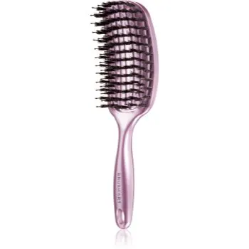 BrushArt Hair Vent blowdry hairbrush with boar bristles perie de par cu peri de nailon și de mistreț