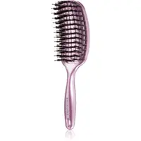 BrushArt Hair Vent blowdry hairbrush with boar bristles perie de par cu peri de nailon și de mistreț