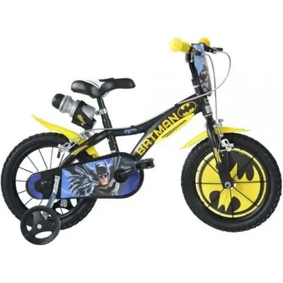 Bicicleta copii 4-6 ani, 16 inch, Batman, Dino Bikes DB616BT