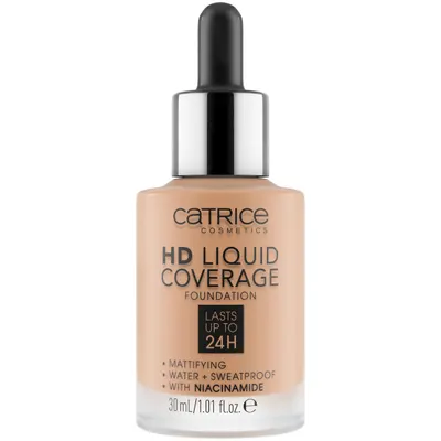 Fond de ten HD Liquid Coverage Foundation 040 - Warm Beige, 30ml, Catrice