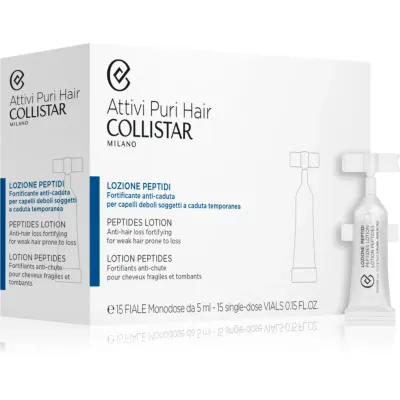 Collistar Hair Peptides Lotion Anti-hair Loss ulei pentru par cu peptide 15x5 ml