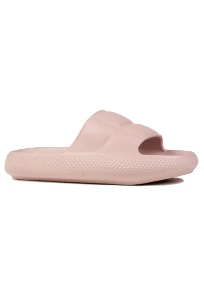 Papuci dama Maya Slider - roz - sintetic - confortabili