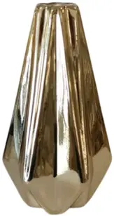 Vază Morello - C Gold, 8.5 х 16 cm