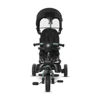 Tricicleta pentru copii Lorelli Freccia Black Green multifunctionala, pliabila, sezut rotativ 360 grade, greutate admisa 25 kg, roti Eva