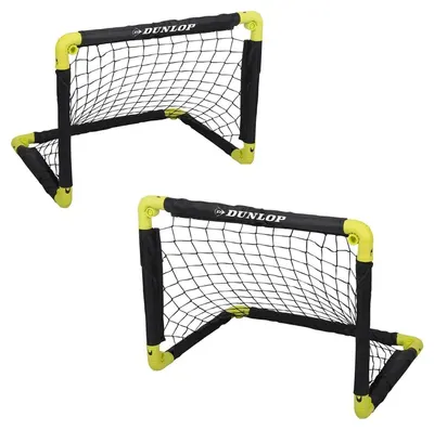 Porți de fotbal pliabile Dunlop - 55 x 44 x 44, 2 bucăți