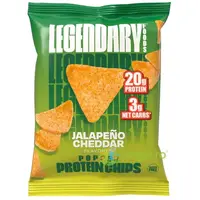 Chips-uri Proteice cu Aroma de Jalapeno si Branza Cheddar 34g