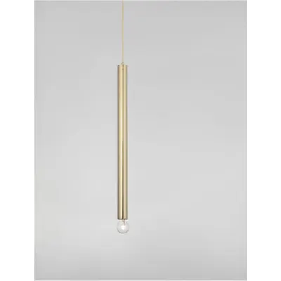 Lampa suspendata NORWAY Auriu Aluminiu Auriu Fabric Wire LED E27 1x12 Wat 230 Volt IP20 Fara bec