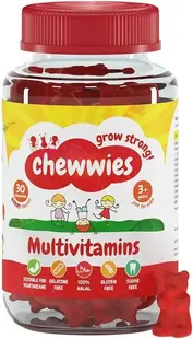 Chewwies Grow Strong Multivitamins, 30 tablete masticabile, Life Extension