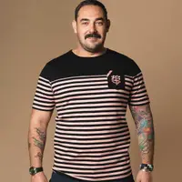 Tricou marinière La Fashion - Stade Toulousain X Religion Rugby negru și roz