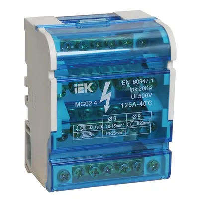 “N” neutral bus pentru a DIN-rail in 4x7 casing of group
