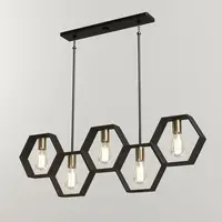 Vintage – Lustra 5 x E27 (hexagon/liniara) / 3184