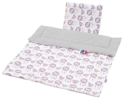 Set cărucior dublu New Baby - Gri